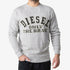 Diesel Sweathirt S-JOE ONLY THE BRAVE דיזל סווטשרט לגבר בצבע אפור